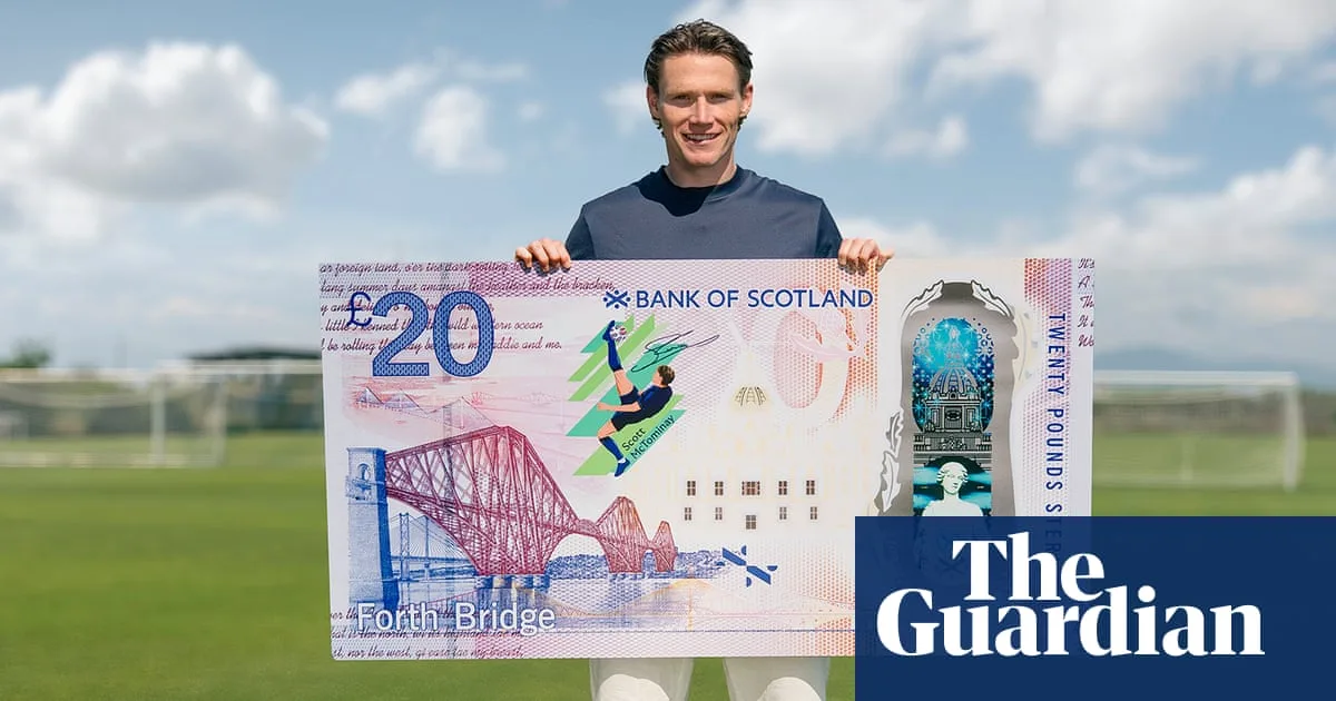 Scott McTominay’s overhead kick to feature on limited-edition £20 banknote