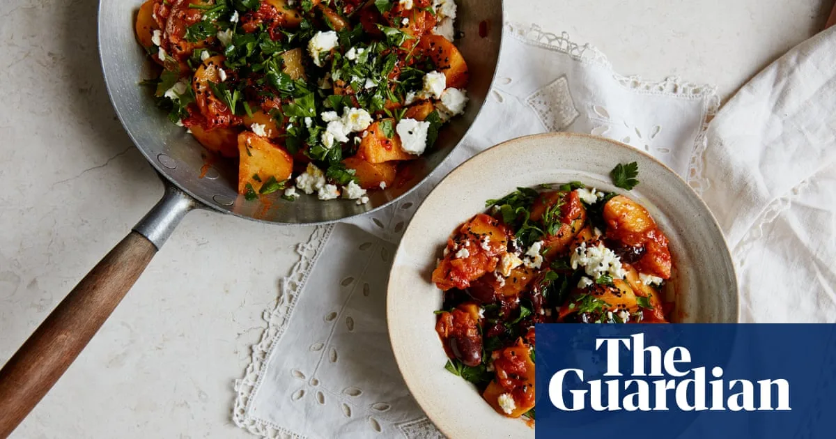 Anna Jones' Greek Potato Stew and Whipped Feta Dip: A Taste of Greece at Home