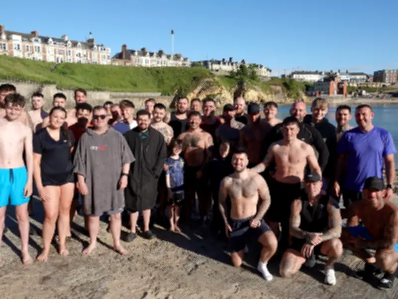 Men Gather for Life-Changing North Sea Dip to Boost Mental Health