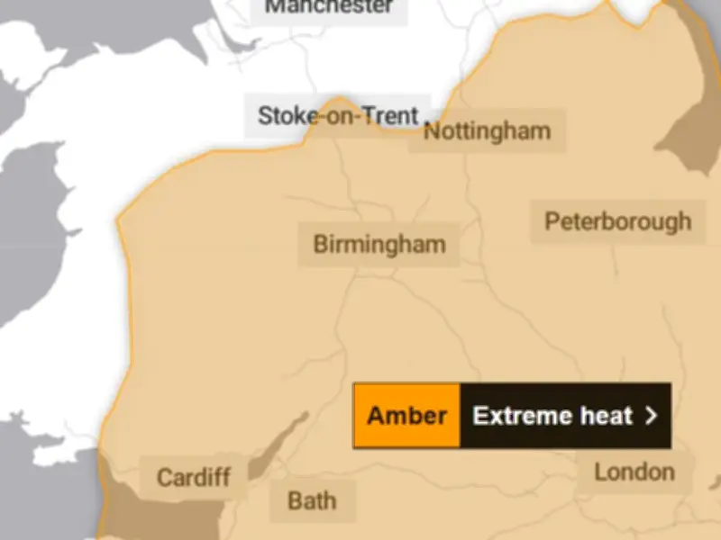 Met Office Extends Amber Heat Warning Across Wales with 35C Forecast