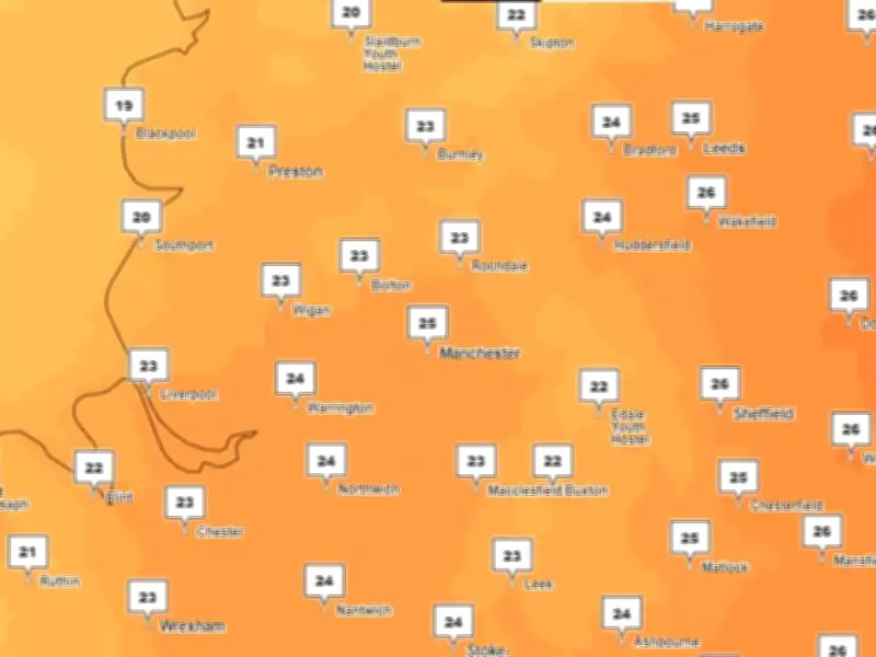 Met Office Forecasts 28C Peak in Greater Manchester as UK Heatwave Arrives