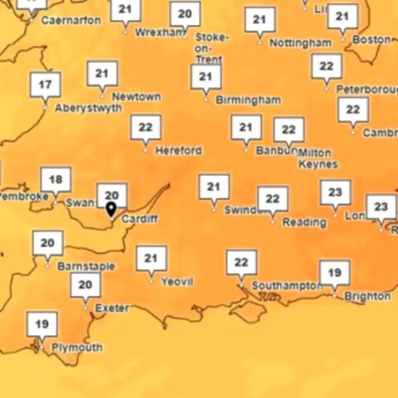 Met Office Forecasts Heatwave for Wales as Temperatures Soar to High 20s