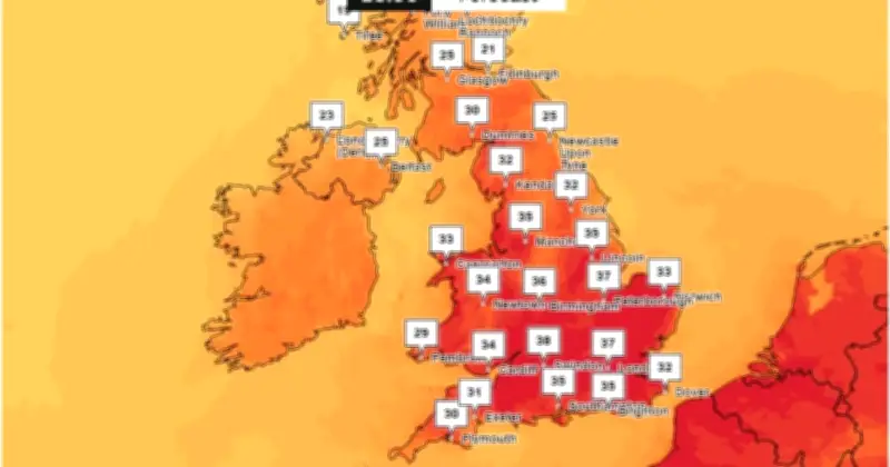 Met Office Issues Red and Amber Heat Warnings for 148 UK Areas Until Thursday