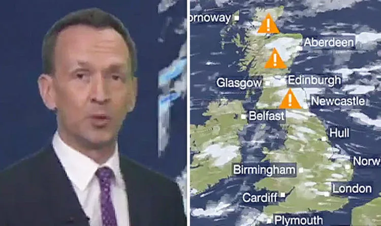 Met Office Issues Severe Weather Warnings for UK Commuters