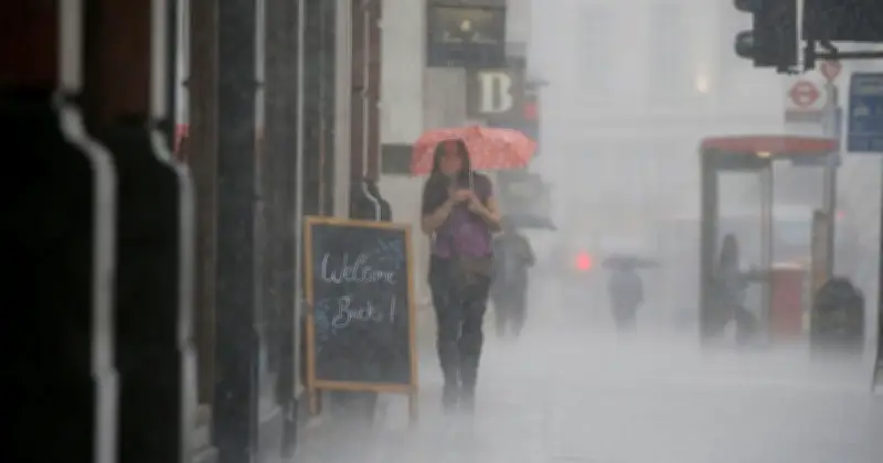 Met Office Names 18 Areas Facing Heavy Rain on Wednesday Full List