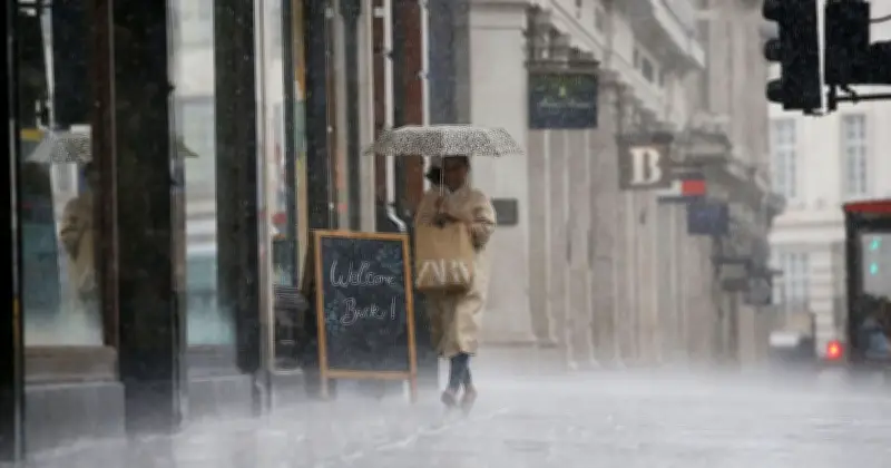 Met Office Names 49 Areas Facing Heavy Rain on Tuesday - Full List