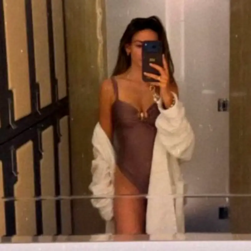 Michelle Keegan Stuns in Own Swimwear Brand for 39th Birthday Celebration