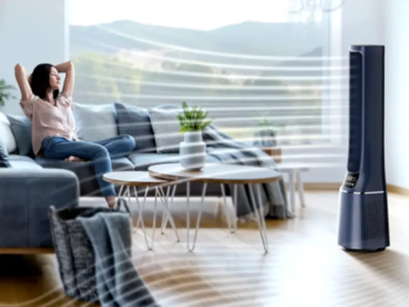 Midea 2-in-1 Bladeless Tower Fan 40% Off in Amazon Prime Day Deal