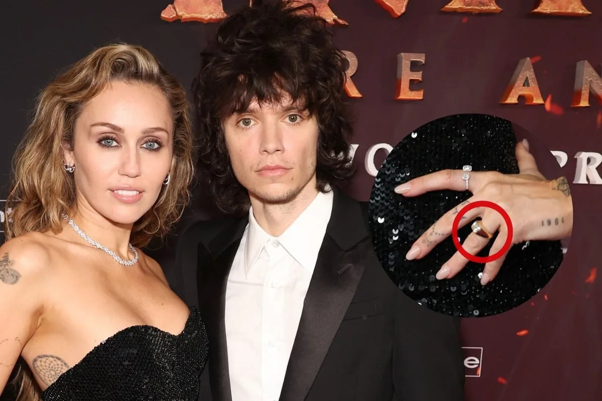 Miley Cyrus Sparks Engagement Rumours After Avatar Premiere