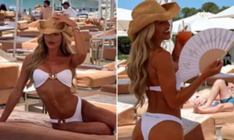 Molly Smith Flaunts Figure in White Bikini During Ibiza Hen Do