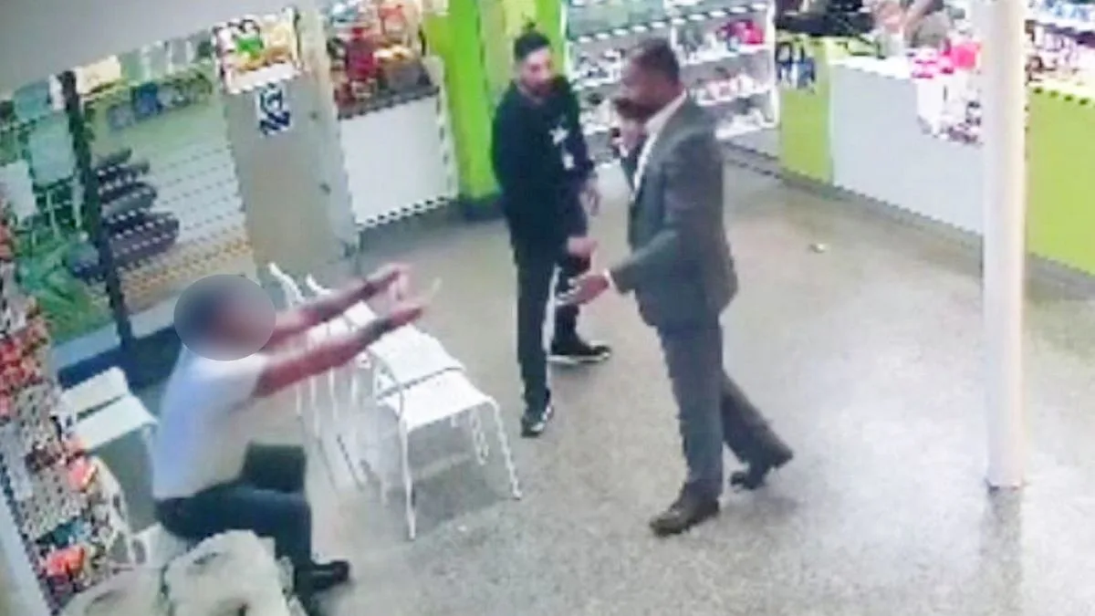 Hero Staff Tackle 'Monkey Dust' Man in Pharmacy Attack