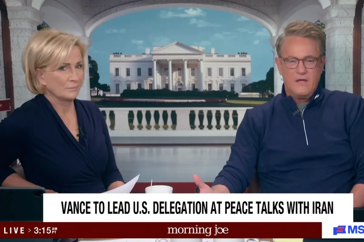 Morning Joe hosts baffled by JD Vance's 'messed up' skydiving analogy on Iran