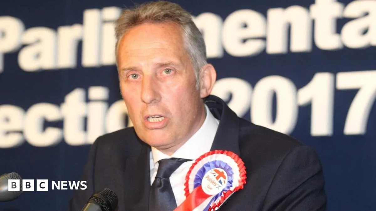 Ian Paisley Apologises for Retweeting Katie Hopkins Comment