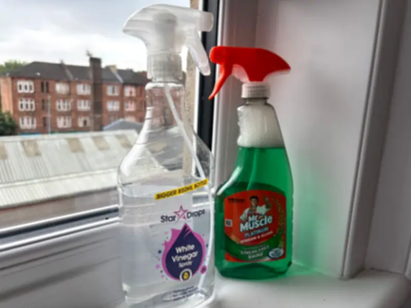 Mr Muscle Beats White Vinegar in Window Cleaning Test