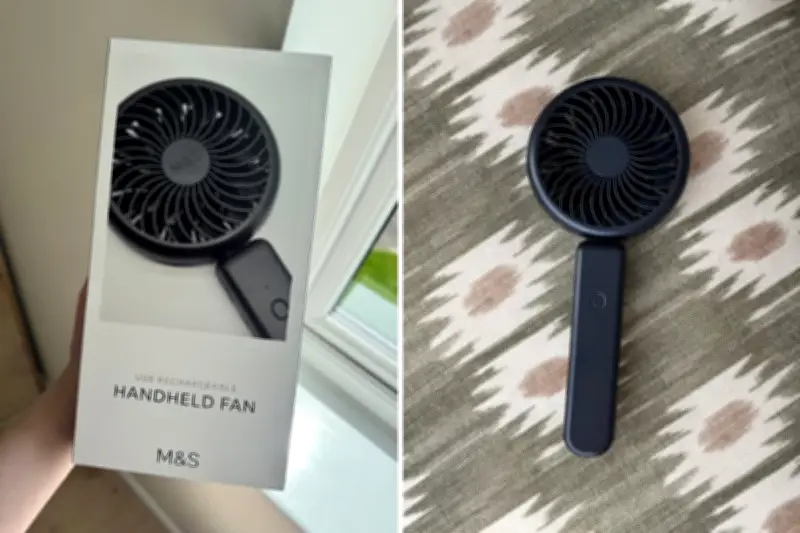 M&S £10 Handheld Fan: Stylish Solution to Beat UK Heatwave