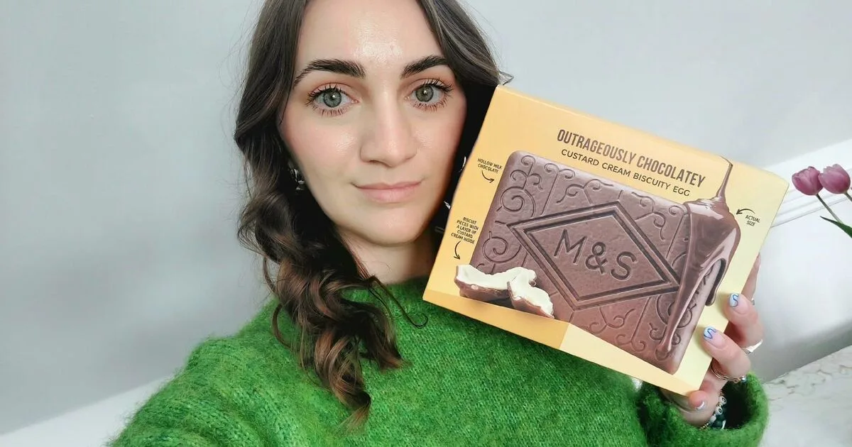 M&S Custard Cream Easter Egg Fails to Impress in Taste Test