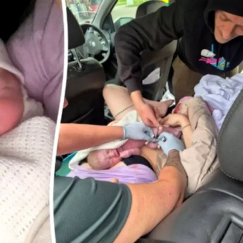 Mum gives birth on car backseat at Esso petrol station in County Durham