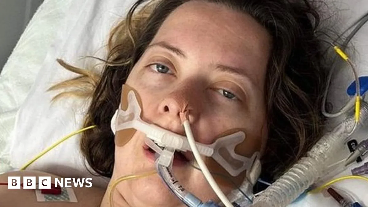 Mother loses leg to flesh-eating disease after cold