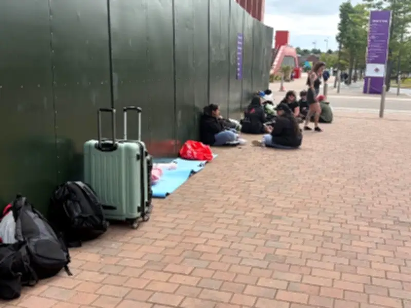 My Chemical Romance Fans Queue 24 Hours Early at Anfield Stadium