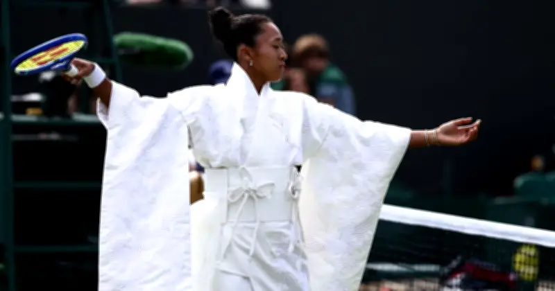 Naomi Osaka's Kimono Outfit Stuns Wimbledon Fans, Sparking Debate