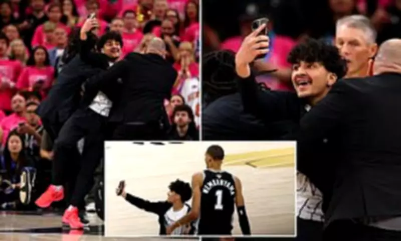 NBA Finals Opener Interrupted by Fan Court-Storming Selfie