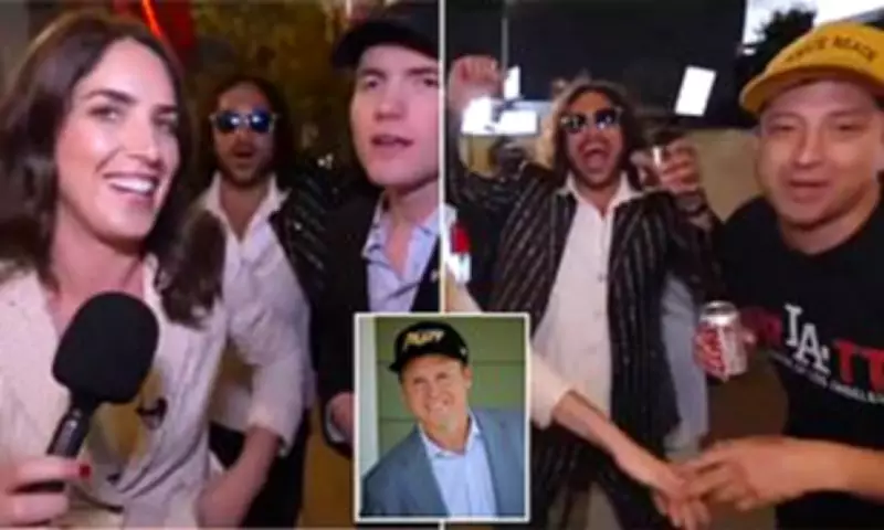 NBC Reporter Stays Calm as Drunk Supporters Hijack Live Interview with Spencer Pratt
