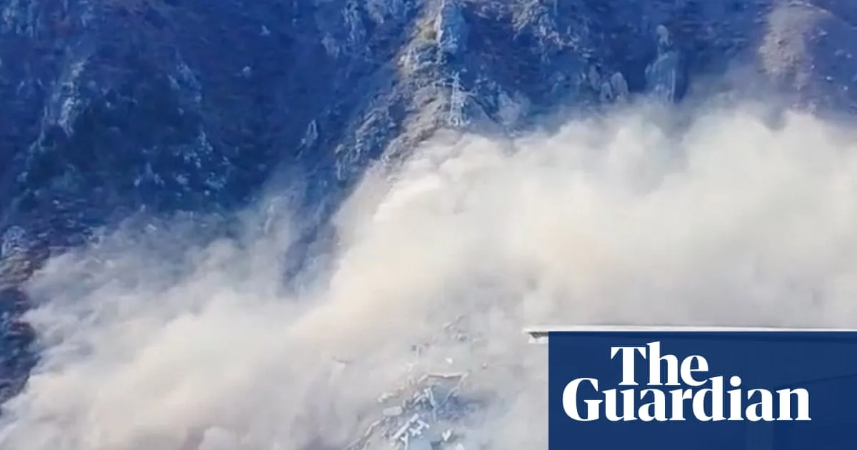 New Chinese Bridge Collapses Into River After Landslide