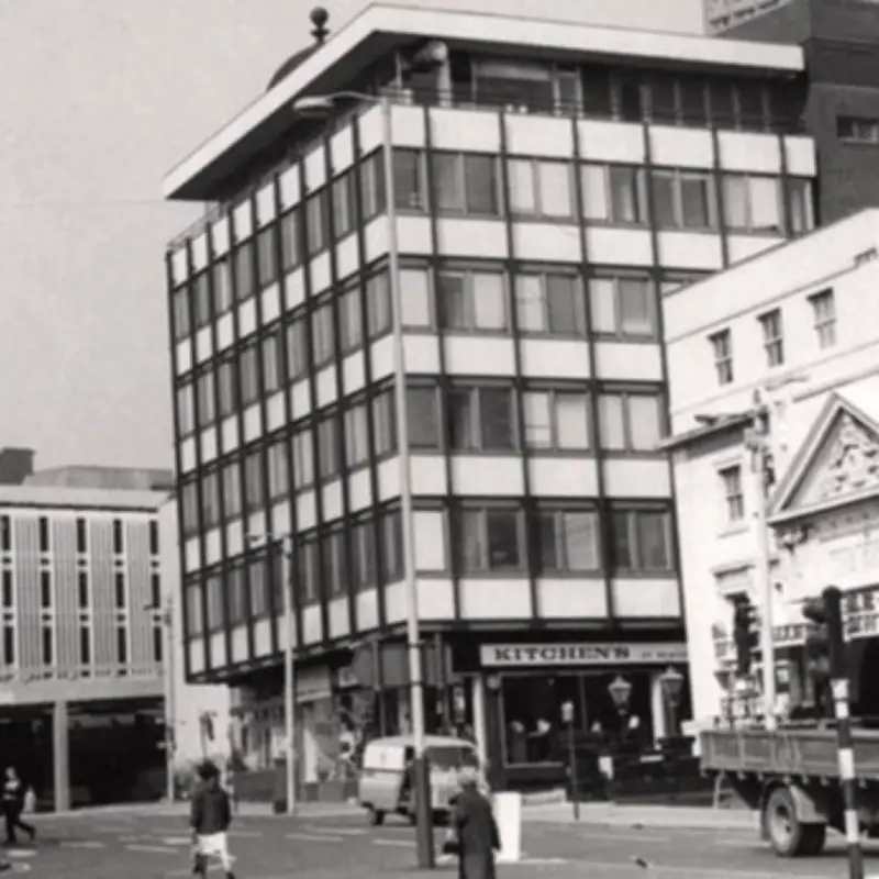 Newcastle Street in 1971: Iconic Dance Hall and Lost Music Shop