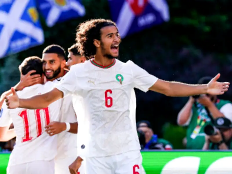 Newcastle United Target Ayyoub Bouaddi Shines in Morocco World Cup Win
