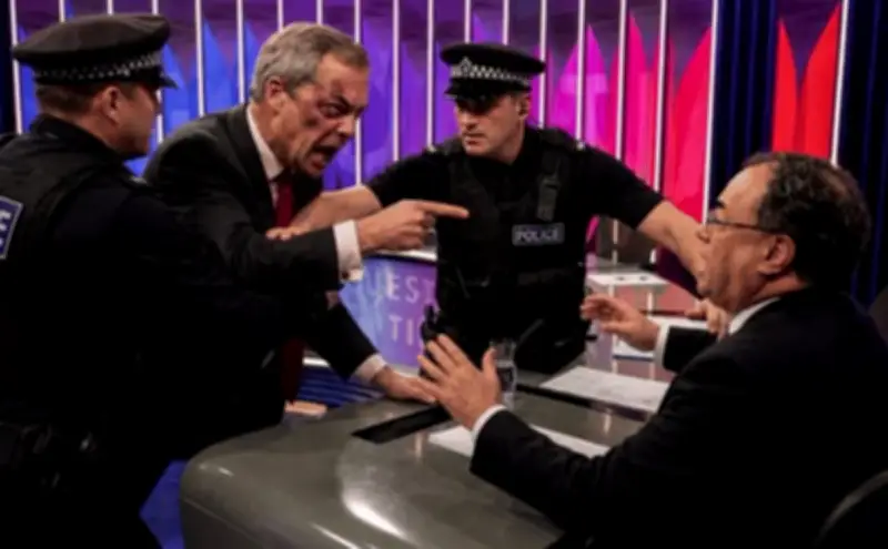 Nigel Farage Condemns Deepfake Brawl Images with Bank of England Chief