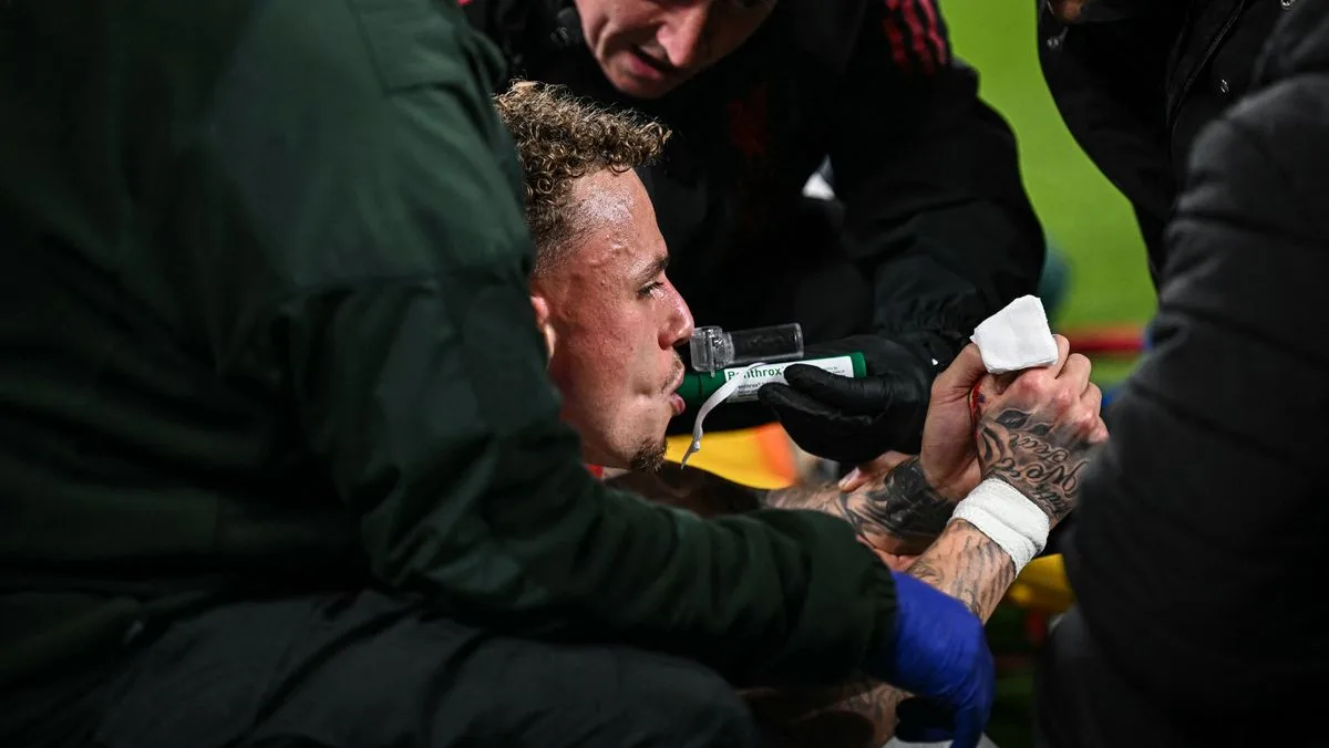 Liverpool Modify Anfield Hoardings After Noa Lang Thumb Injury