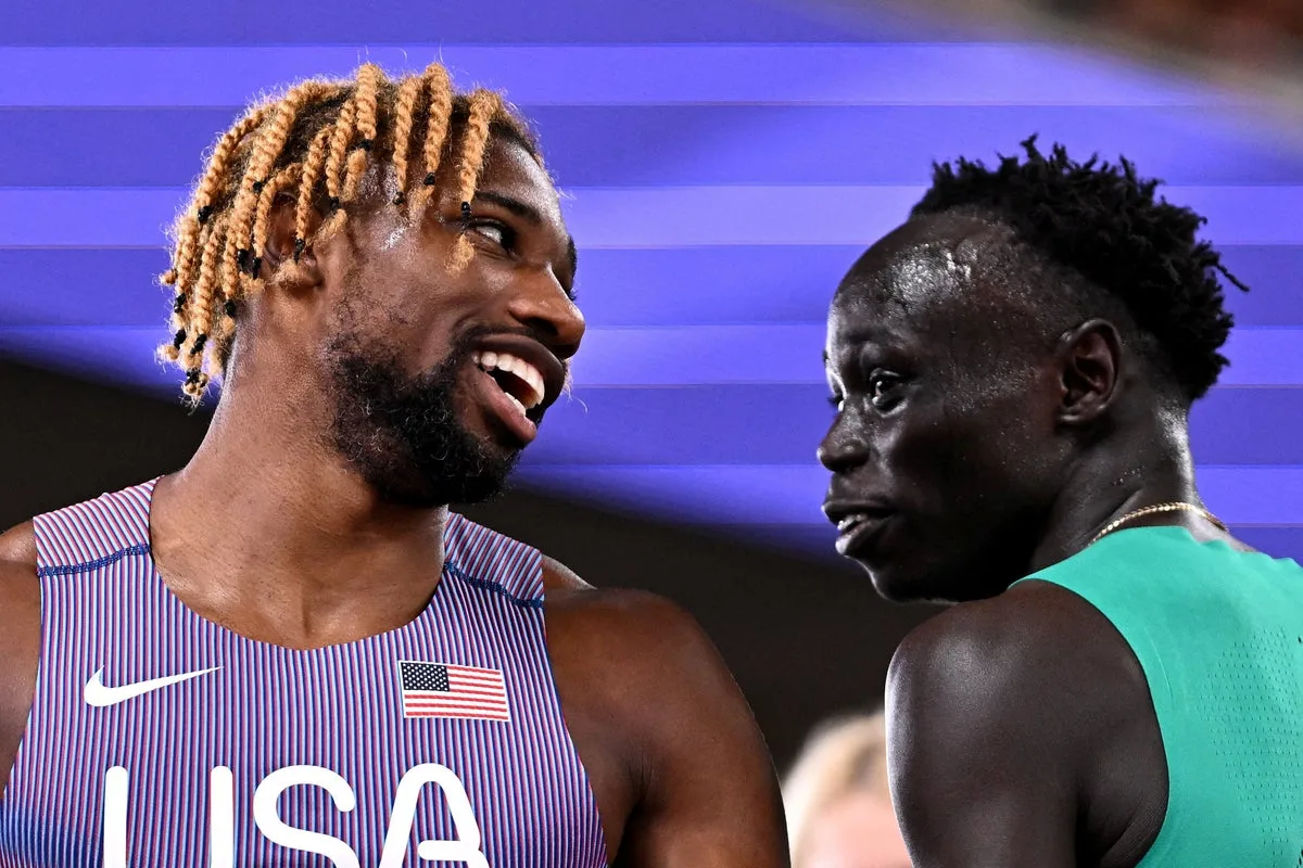 Noah Lyles hails Australian teen Gout Gout as more talented than he was at same age