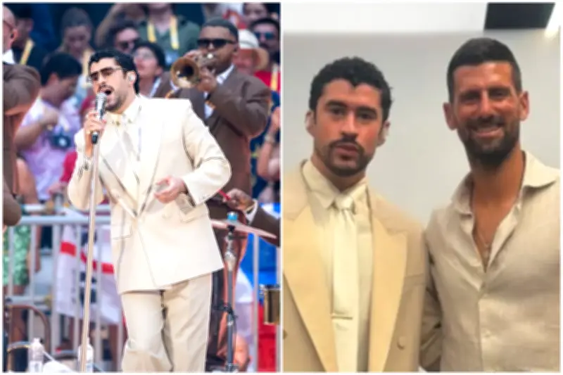 Novak Djokovic Joins Bad Bunny On Stage At Historic London Show