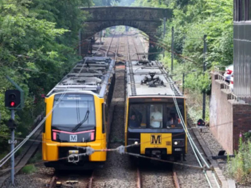 Old Tyne and Wear Metro train spotted after last official week of service
