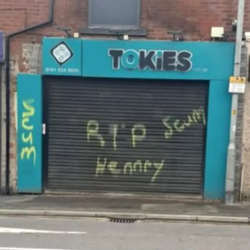 Oldham Business Vandalised with Hateful Graffiti After Henry Nowak Murder
