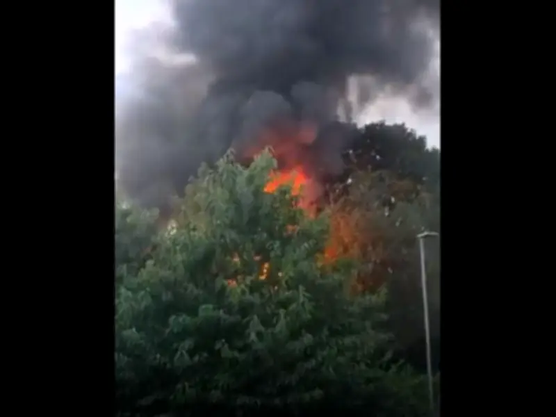 Oldham Warehouse Fire: Huge Blaze Sends Plumes of Black Smoke Billowing