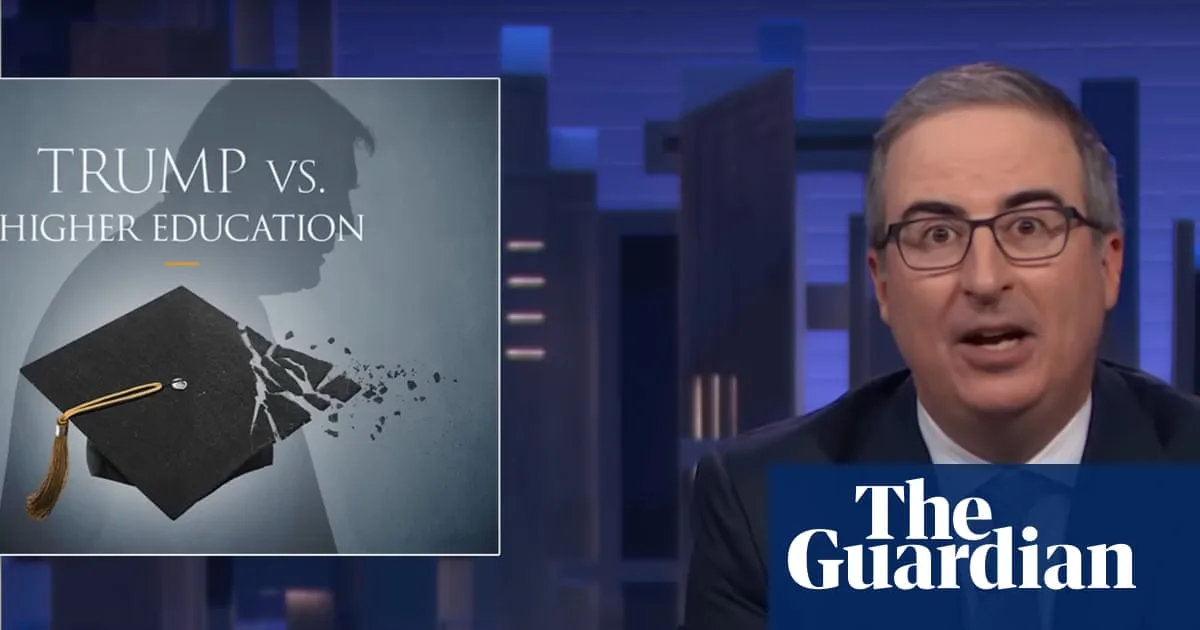 John Oliver Warns Trump’s University Cuts Could Spell Disaster for UK Institutions