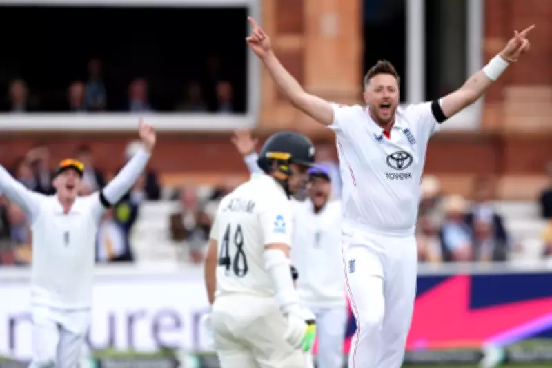Ollie Robinson Stars on England Return with Sensational Wicket Haul at Lord's