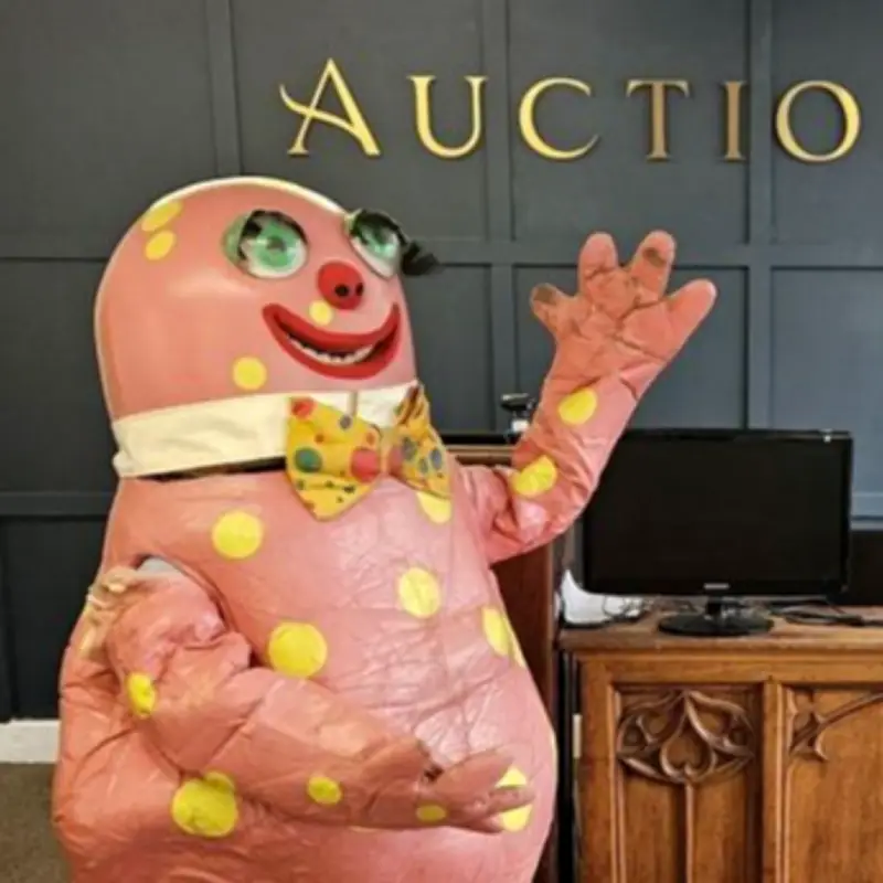Original Mr Blobby Costume Expected to Fetch Thousands at Auction