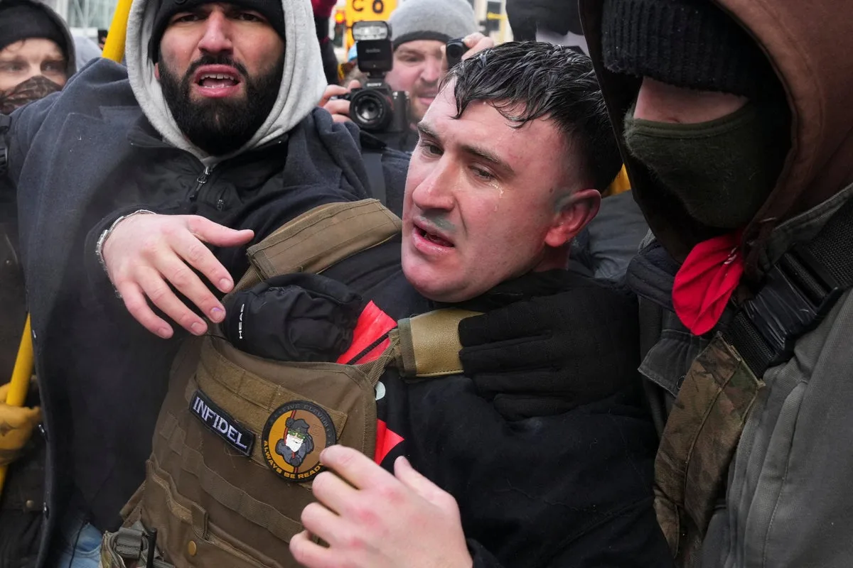 Pardoned Jan 6 Rioter Chased From Minneapolis Rally