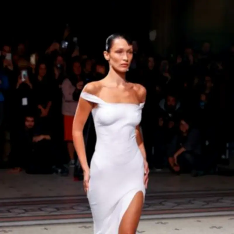 Paris Fashion Week: Bella Hadid's Spray-On Dress and More Viral Moments