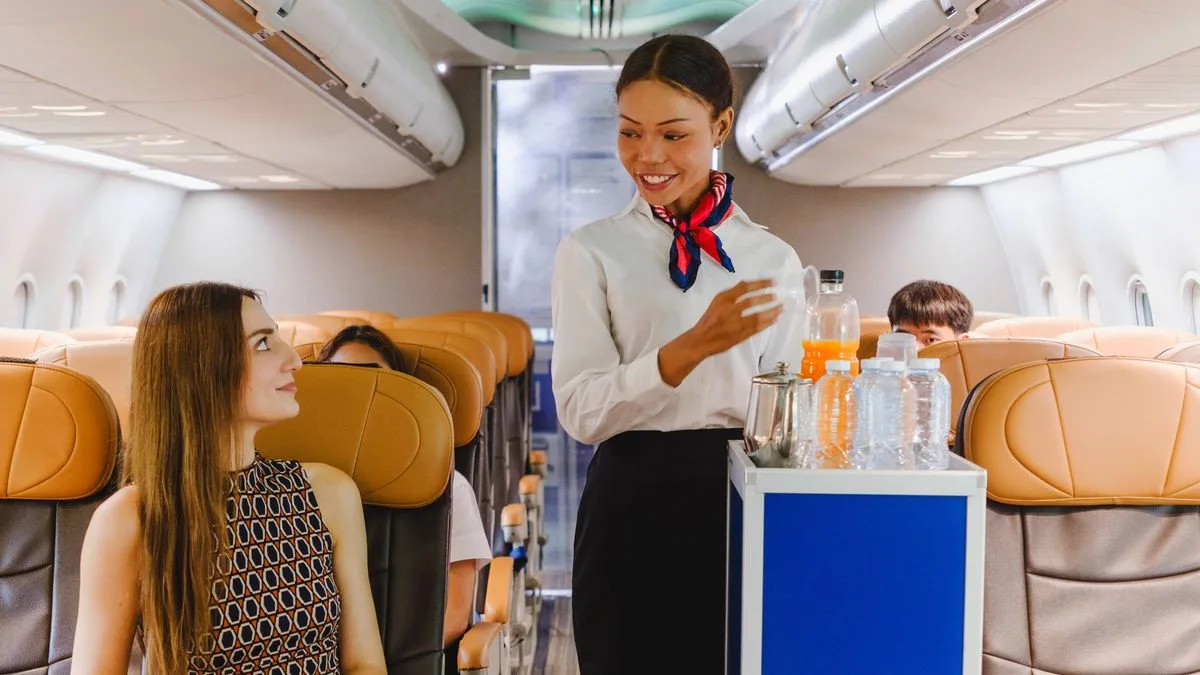 Flight attendant's blunt response to seat swap requests goes viral