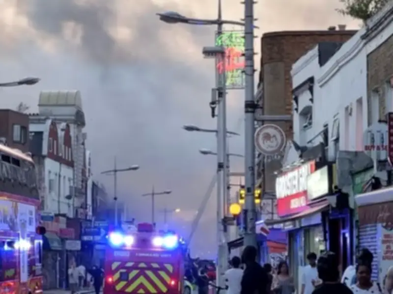 Peckham Fire: Massive Blaze Engulfs Copeland Park in South-East London