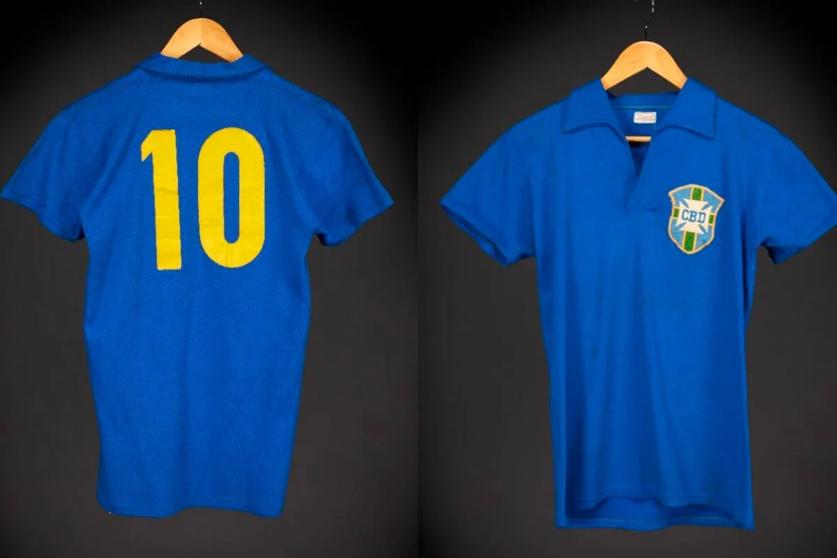 Pelé's 1958 World Cup Final Jersey Up For Auction At Sotheby's