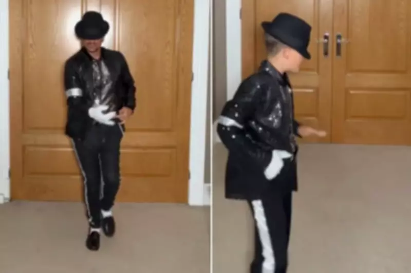 Peter Andre and Rarely-Seen Son Theo Show Off Michael Jackson Moves