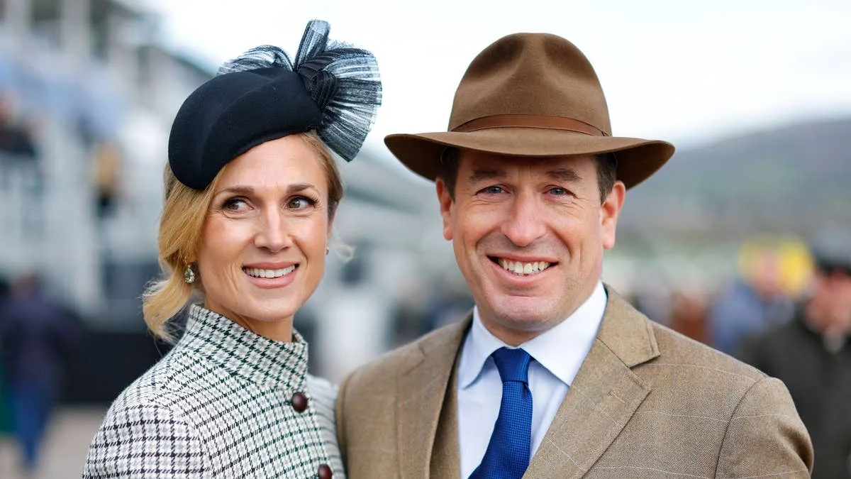 Peter Phillips and Harriet Sperling Debut Blended Family at Easter Service
