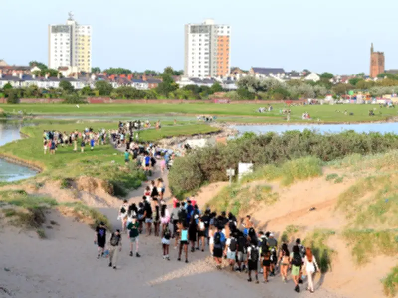 Police Issue Dispersal Order After Gangs Gather at Crosby Beach for Fights and Laughing Gas
