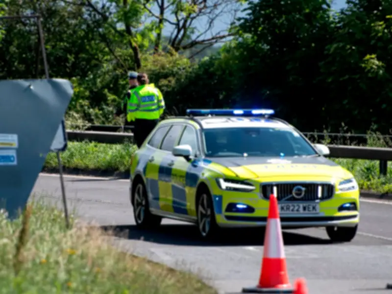 Police officer critical after Mercedes crashes into police car in Cramlington