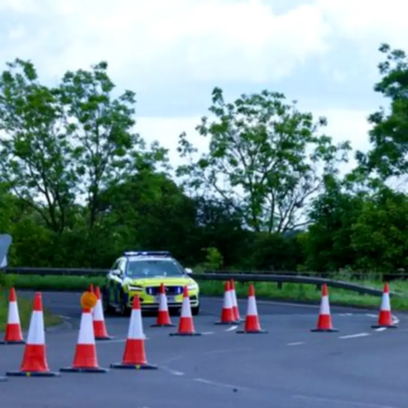 Police Officer Critical After Mercedes Hits Squad Car on A189
