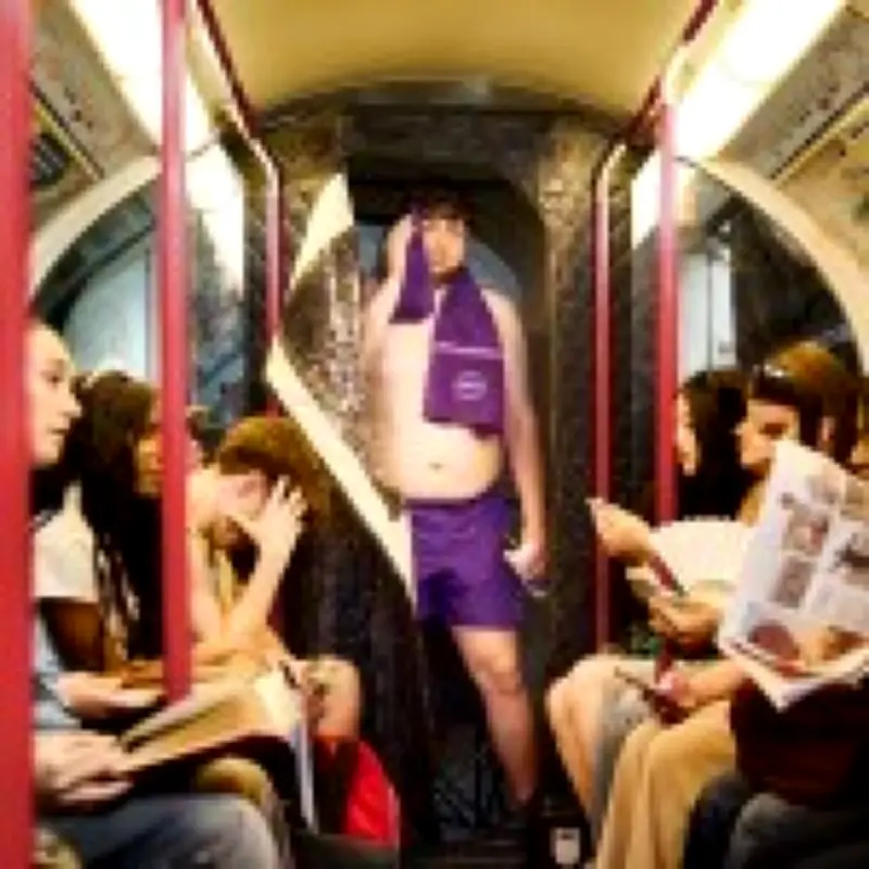 Pop-up sauna appears on Tube during UK heatwave to highlight extreme conditions